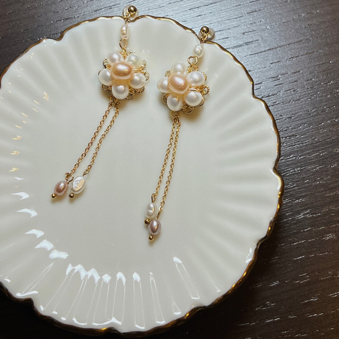 Collection Ephemeral - Pearl earrings